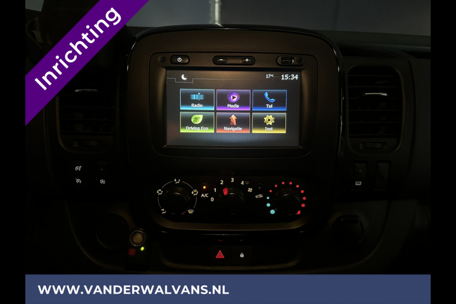 Opel Vivaro 1.6 CDTI 126pk L2H1 Inrichting Euro6 Airco | Camera | Navigatie | LED | Trekhaak | Cruisecontrol Parkeersensoren, Bijrijdersbank