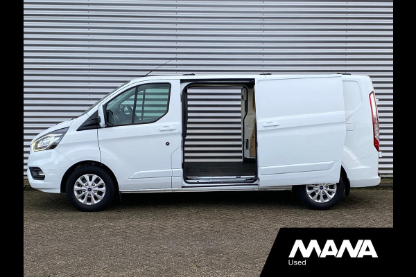 Ford Transit Custom 300 2.0 TDCI L2H1 LIMITED 2X schuif Automaat 170PK LIMITED LED Cruise Camera Sensoren Trekhaak Bluetooth