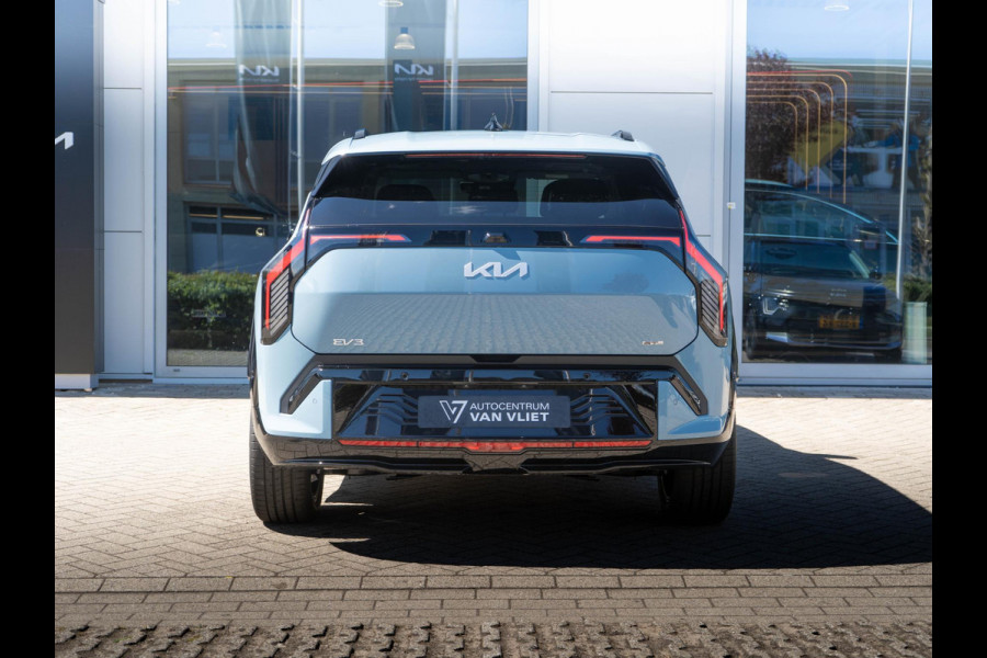 Kia EV3 GT-PlusLine 81.4 kWh | OP VOORRAAD | DIRECT RIJDEN | 360 graden camera | Stoelventilatie |
