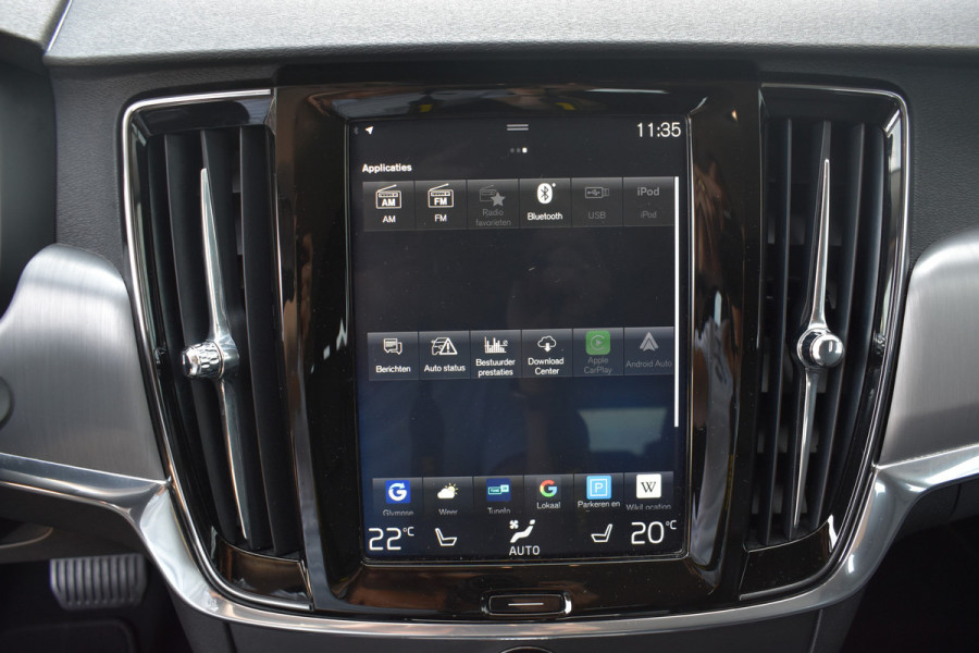 Volvo V90 T5 251PK 90th Anniversary Edition 19 inch | Tekhaak | Stoelverwarming | Leer | Pars Assist  v+a | Park Assist 0Camera