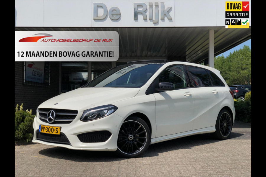 Mercedes-Benz B-Klasse 180 AMG Styling/Night Pakket | Schuifdak, Alcantara, 18'' LMV, Navi, Camera, Cruise, Sfeerverlichting | NAP