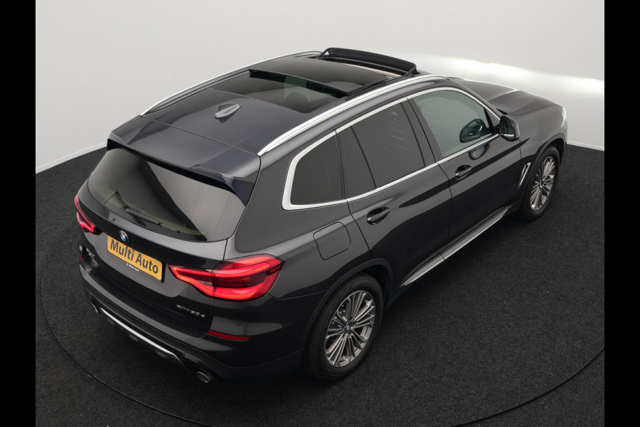 BMW X3 xDrive30e Luxury Line Plug In Hybrid 293pk PHEV | Trekhaak af Fabriek | Panodak | Adaptive Cruise | Lederen Sportstoelen Memory | 19"L.M | Sfeerverlichting | Keyless | Apple Carplay |