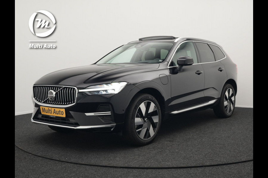 Volvo XC60 T8 AWD Ultimate Bright Plug In Hybrid PHEV | Panodak | Luxe Lederen Sportstoelen Memory & Massage | 360 Camera | Adaptive Cruise | Head Up | 20"L.M | Google Maps |