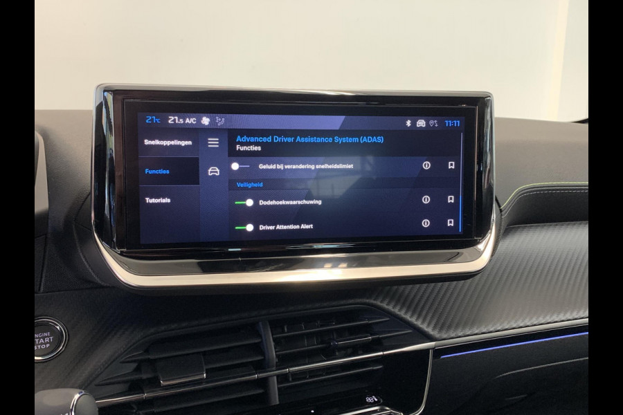 Peugeot e-208 EV GT 51 kWh | Navigatie | Dodehoekdetectie | 360 camera | Android auto / Apple carplay | Adaptive cruise control