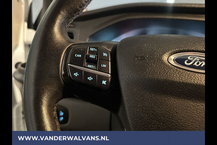 Ford Transit Custom 2.0 TDCI 130pk L2H1 Euro6 Airco | 2800kg Trekhaak | Imperiaal | Camera | Navigatie | LED | Cruisecontrol Android Auto, Parkeersensoren, Bijrijdersbank