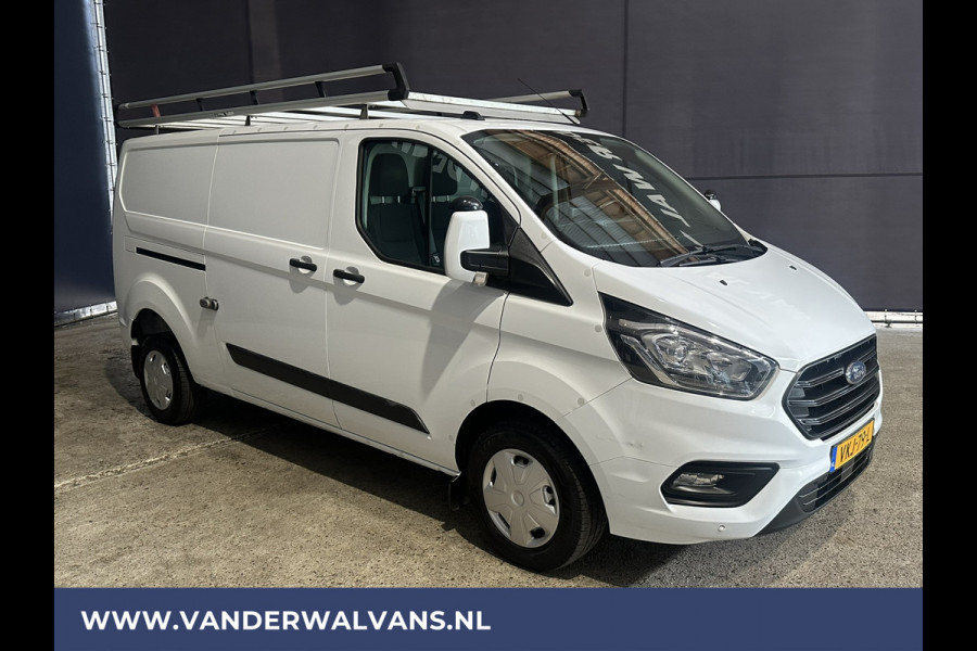 Ford Transit Custom 2.0 TDCI 130pk L2H1 Euro6 Airco | 2800kg Trekhaak | Imperiaal | Camera | Navigatie | LED | Cruisecontrol Android Auto, Parkeersensoren, Bijrijdersbank