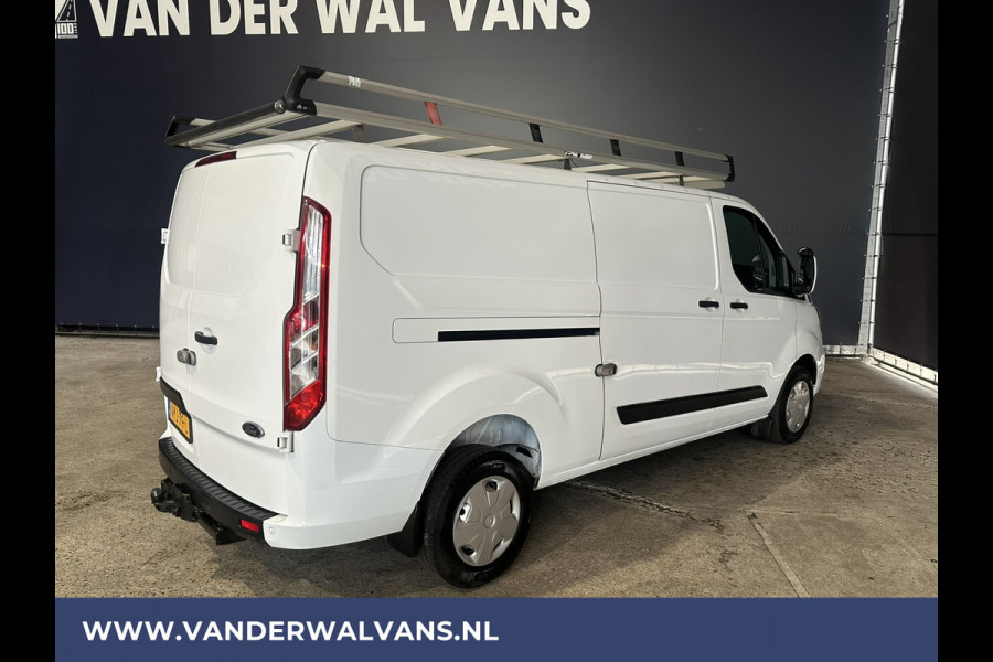 Ford Transit Custom 2.0 TDCI 130pk L2H1 Euro6 Airco | 2800kg Trekhaak | Imperiaal | Camera | Navigatie | LED | Cruisecontrol Android Auto, Parkeersensoren, Bijrijdersbank