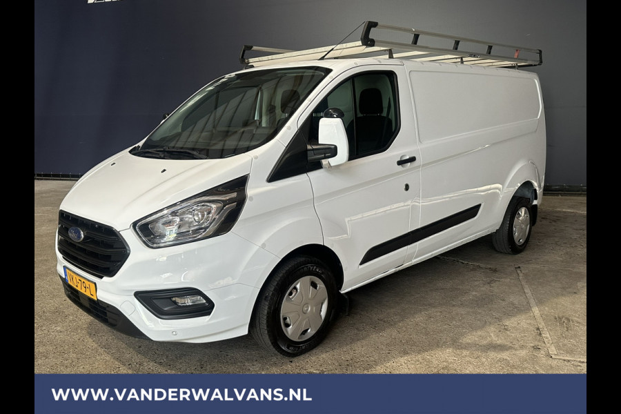 Ford Transit Custom 2.0 TDCI 130pk L2H1 Euro6 Airco | 2800kg Trekhaak | Imperiaal | Camera | Navigatie | LED | Cruisecontrol Android Auto, Parkeersensoren, Bijrijdersbank