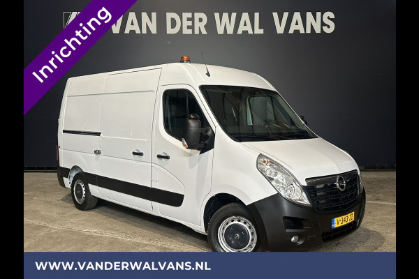 Opel Movano 2.3 CDTI 146pk L2H2 Inrichting Euro6 Airco | Camera | Navigatie | Cruisecontrol | 2500kg Trekhaak Parkeersensoren, Bijrijdersbank