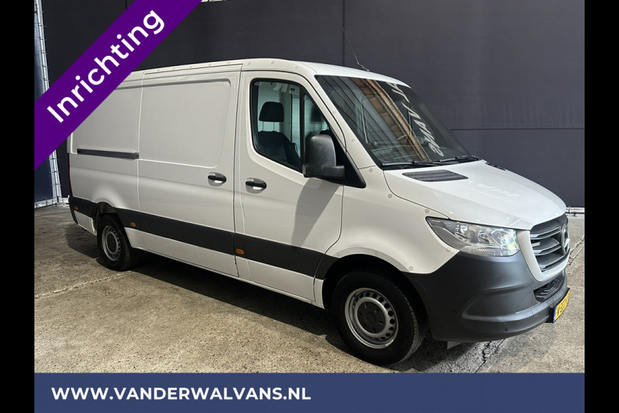 Mercedes-Benz Sprinter 316 CDI 164pk 3500kg Trekhaak L2H1 Inrichting Euro6 Airco | Camera | Navigatie | Cruisecontrol Apple Carplay, Android Auto, Parkeersensoren