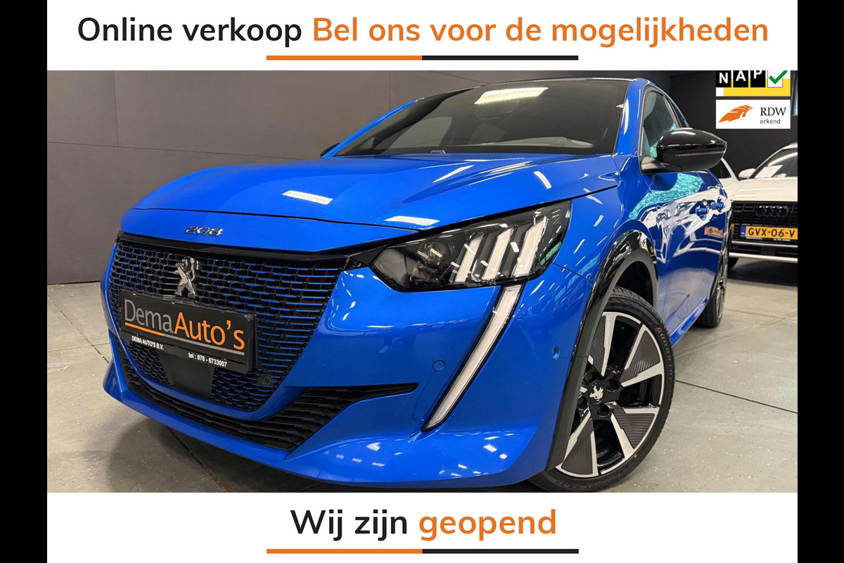Peugeot e-208 EV GT 57 kWh NAVI/V-COCKPIT/DAB/CARPLAY/ECC/PDC/CRUISE/// Peugeot e-208 EV GT 57 kWh NAVI/V-COCKPIT/DAB/CARPLAY/ECC/PDC/CRUISE///