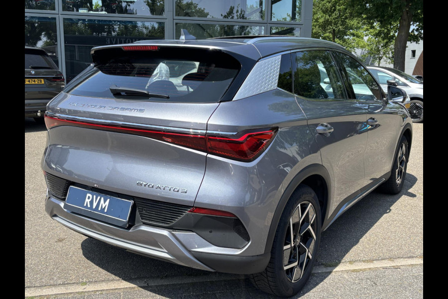 BYD ATTO 3 Design 60 kwh COMPLETE AUTO | RIJKLAAR INCL. FABR. GARANTIE T/M 2029 | AANDRIJFLIJN EN ACCU ZELFS T/M 2031
