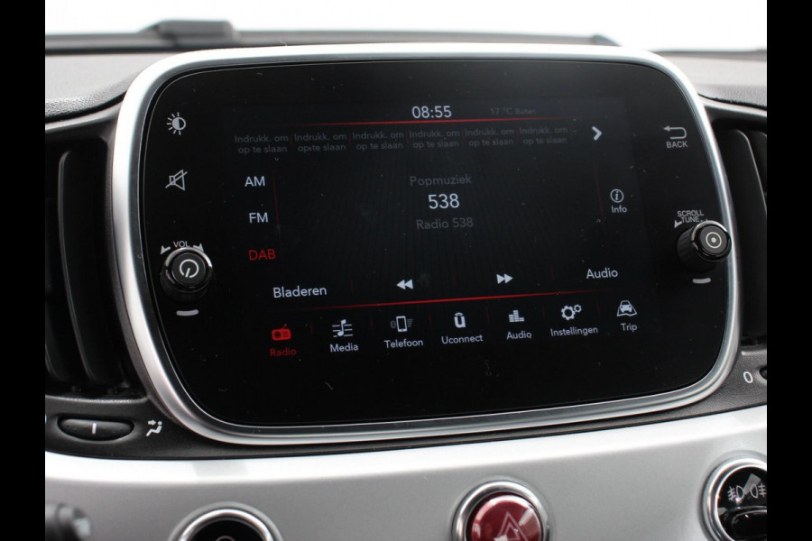 Fiat 500 1.0 Hybrid Sport Climate control Cruise control Lichtmetalen velgen Groot scherm Sportstoelen