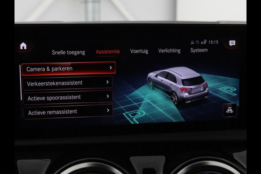 Mercedes-Benz A-Klasse 250 e AMG Line | Widescreen | Camera | Sfeerverlichting | Stoelverwarming | Full-LED | Navigatie | DAB+ | Cruise control