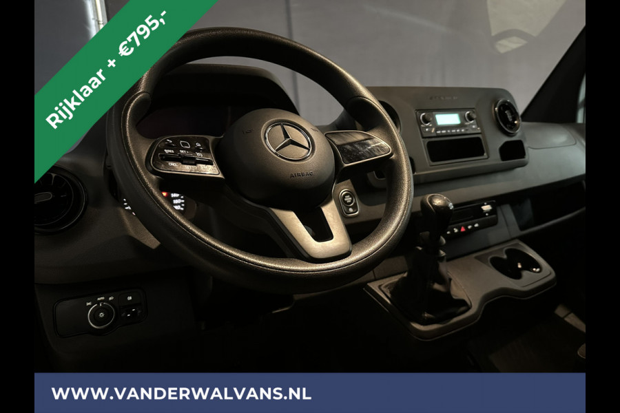 Mercedes-Benz Sprinter 315 CDI 150pk L3H2 Euro6 *Rijklaar* Airco | Camera | Cruisecontrol | Stoelverwarming 270 Graden achterdeuren, Bijrijdersbank
