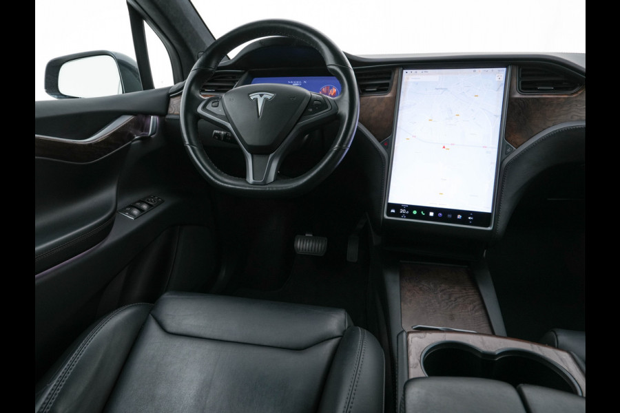 Tesla Model X 100D AWD [ 3-Fase ] (INCL-BTW) *PANO-WINDOW | AUTO-PILOT | LUXURY-LEATHER | TOWBAR | NAVI-FULLMAP | FULL-LED | AIR-SUSPENSION | DIGI-COCKPIT | KEYLESS | CAMERA | DAB+ | SPORT-SEATS | LANE-ASSIST | 20"ALU*
