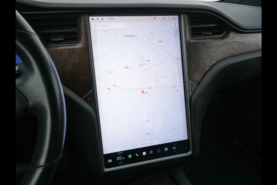 Tesla Model X 100D AWD [ 3-Fase ] (INCL-BTW) *PANO-WINDOW | AUTO-PILOT | LUXURY-LEATHER | TOWBAR | NAVI-FULLMAP | FULL-LED | AIR-SUSPENSION | DIGI-COCKPIT | KEYLESS | CAMERA | DAB+ | SPORT-SEATS | LANE-ASSIST | 20"ALU*