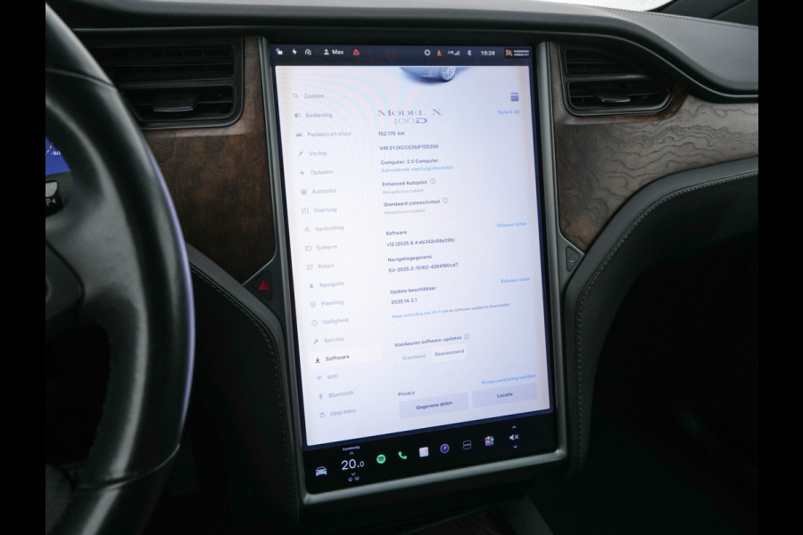 Tesla Model X 100D AWD [ 3-Fase ] (INCL-BTW) *PANO-WINDOW | AUTO-PILOT | LUXURY-LEATHER | TOWBAR | NAVI-FULLMAP | FULL-LED | AIR-SUSPENSION | DIGI-COCKPIT | KEYLESS | CAMERA | DAB+ | SPORT-SEATS | LANE-ASSIST | 20"ALU*