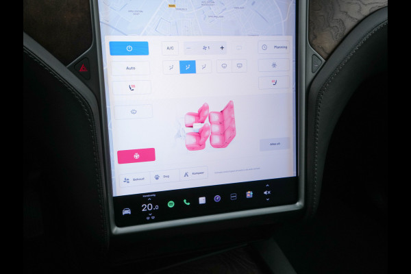 Tesla Model X 100D AWD [ 3-Fase ] (INCL-BTW) *PANO-WINDOW | AUTO-PILOT | LUXURY-LEATHER | TOWBAR | NAVI-FULLMAP | FULL-LED | AIR-SUSPENSION | DIGI-COCKPIT | KEYLESS | CAMERA | DAB+ | SPORT-SEATS | LANE-ASSIST | 20"ALU*