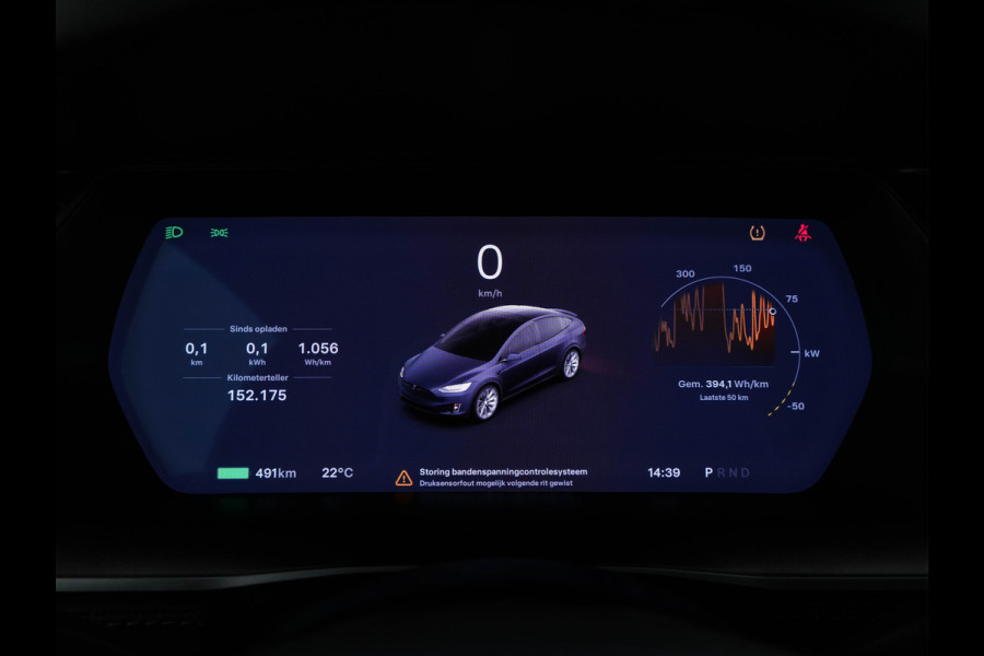 Tesla Model X 100D AWD [ 3-Fase ] (INCL-BTW) *PANO-WINDOW | AUTO-PILOT | LUXURY-LEATHER | TOWBAR | NAVI-FULLMAP | FULL-LED | AIR-SUSPENSION | DIGI-COCKPIT | KEYLESS | CAMERA | DAB+ | SPORT-SEATS | LANE-ASSIST | 20"ALU*