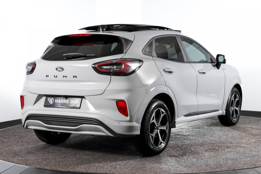 Ford Puma 1.0 EcoBoost 125 PK Hybrid ST-Line - Automaat (Nieuw model) | S/K-Panodak | Afn. Trekhaak | Dig. Cockpit | Adapt. Cruise | Winterpakket | 360 Camera | NAV+App. connect | ECC | Elek. Klep | LM 17" | 7502