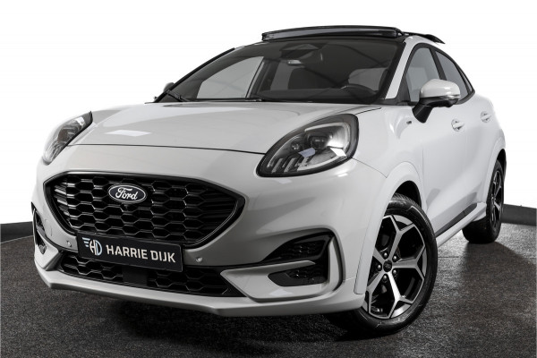 Ford Puma 1.0 EcoBoost 125 PK Hybrid ST-Line - Automaat (Nieuw model) | S/K-Panodak | Afn. Trekhaak | Dig. Cockpit | Adapt. Cruise | Winterpakket | 360 Camera | NAV+App. connect | ECC | Elek. Klep | LM 17" | 7502