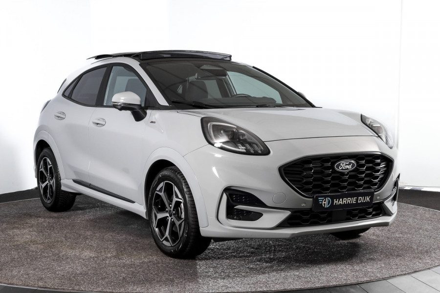 Ford Puma 1.0 EcoBoost 125 PK Hybrid ST-Line - Automaat (Nieuw model) | S/K-Panodak | Afn. Trekhaak | Dig. Cockpit | Adapt. Cruise | Winterpakket | 360 Camera | NAV+App. connect | ECC | Elek. Klep | LM 17" | 7502