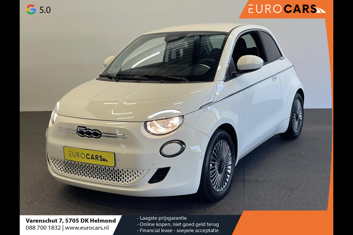 Fiat 500-E Comfort Style 3+1 42 kWh 244km actieradius Navigatie Apple Carplay/Android Auto Camera Parkeersensoren Blind Spot Assist Stoelverwarming Lichtmetalen velgen Ledverlichting Climate Control Fiat 500-E Comfort Style 3+1 42 kWh 244km actieradius Navigatie Apple Carplay/Android Auto Camera Parkeersensoren Blind Spot Assist Stoelverwarming Lichtmetalen velgen Ledverlichting Climate Control