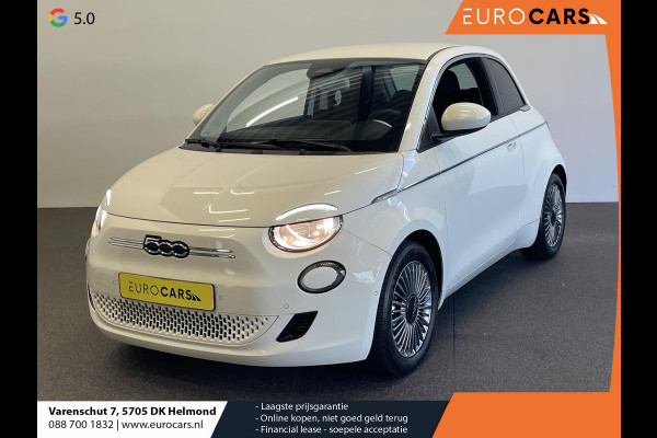 Fiat 500-E Comfort Style 3+1 42 kWh 244km actieradius Navigatie Apple Carplay/Android Auto Camera Parkeersensoren Blind Spot Assist Stoelverwarming Lichtmetalen velgen Ledverlichting Climate Control