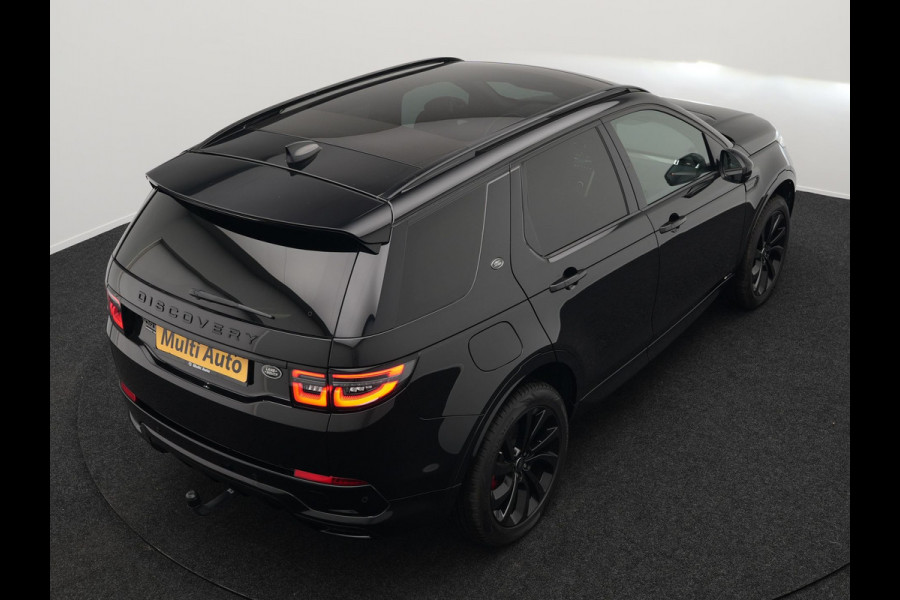 Land Rover Discovery Sport P300e R-Dynamic SE Plug In Hybrid Dealer O.H PHEV | Panodak | Trekhaak Afn. | Adaptive Cruise | Lederen Sportstoelen Memory | Meridian Sound | 20"L.M | Apple Carplay | Stuurverwarming | Camera |
