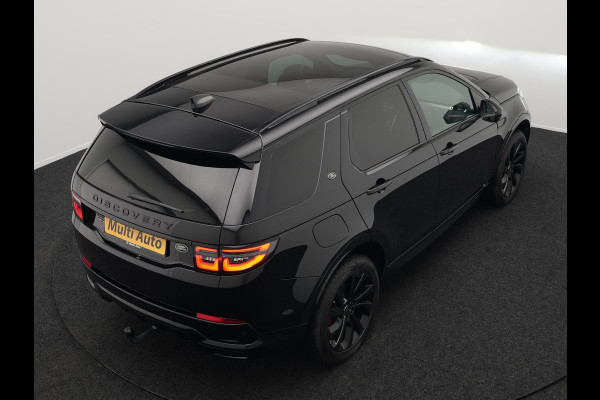 Land Rover Discovery Sport P300e R-Dynamic SE Plug In Hybrid Dealer O.H PHEV | Panodak | Trekhaak Afn. | Adaptive Cruise | Lederen Sportstoelen Memory | Meridian Sound | 20"L.M | Apple Carplay | Stuurverwarming | Camera |
