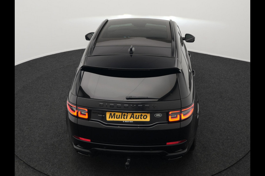 Land Rover Discovery Sport P300e R-Dynamic SE Plug In Hybrid Dealer O.H PHEV | Panodak | Trekhaak Afn. | Adaptive Cruise | Lederen Sportstoelen Memory | Meridian Sound | 20"L.M | Apple Carplay | Stuurverwarming | Camera |