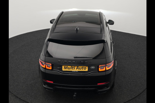 Land Rover Discovery Sport P300e R-Dynamic SE Plug In Hybrid Dealer O.H PHEV | Panodak | Trekhaak Afn. | Adaptive Cruise | Lederen Sportstoelen Memory | Meridian Sound | 20"L.M | Apple Carplay | Stuurverwarming | Camera |