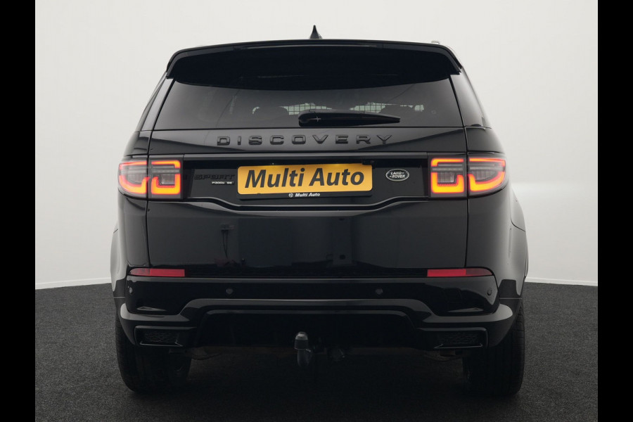 Land Rover Discovery Sport P300e R-Dynamic SE Plug In Hybrid Dealer O.H PHEV | Panodak | Trekhaak Afn. | Adaptive Cruise | Lederen Sportstoelen Memory | Meridian Sound | 20"L.M | Apple Carplay | Stuurverwarming | Camera |