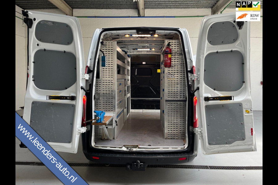 Ford Transit Custom SERVICEWAGEN LANG / HOOG 310 2.0 TDCI EURO6 L2H2 TREND SORTIMO KASTEN V230 OMVORMER TREKHAAK RIJKLAARPRIJS!