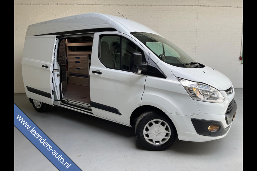 Ford Transit Custom SERVICEWAGEN LANG / HOOG 310 2.0 TDCI EURO6 L2H2 TREND SORTIMO KASTEN V230 OMVORMER TREKHAAK RIJKLAARPRIJS!