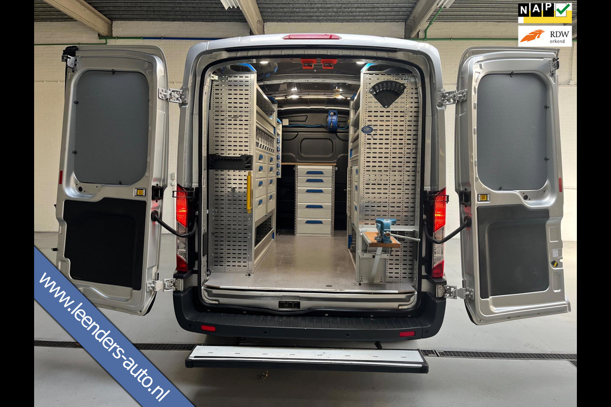 Ford Transit Sortimo Servicewagen 350 2.0 TDCI L2H2 130PK euro6 Trend 3Persoons, Inrichting, Treeplank, Airco, RIJKLAARPRIJS! Ford Transit Sortimo Servicewagen 350 2.0 TDCI L2H2 130PK euro6 Trend 3Persoons, Inrichting, Treeplank, Airco, RIJKLAARPRIJS!