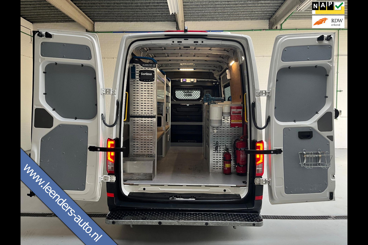 Volkswagen Crafter Werkplaats 35 2.0 TDI 140pk euro6 L3H3 Highline Servicewagen Sortimo Standkachel Victron v230 RIJKLAARPRIJS!