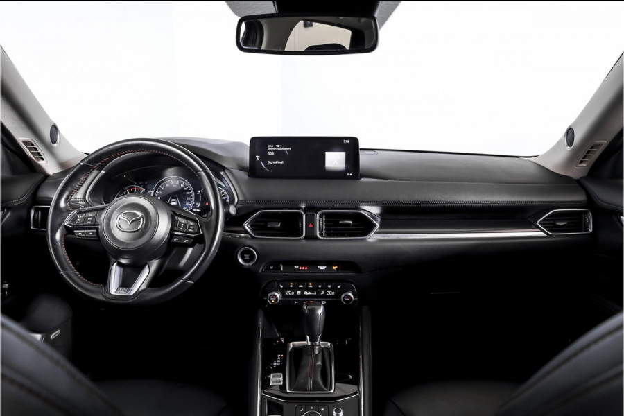 Mazda CX-5 2.5 SkyActiv-G 195 PK Sportive - Automaat | Adapt Cruise | Stoel-+Stuurverw. | PDC | 360 Camera | Nav-App. Connect | ECC | Bose | DAB | Elek. Klep |  Inklapbare Trekhaak | LM 19" |