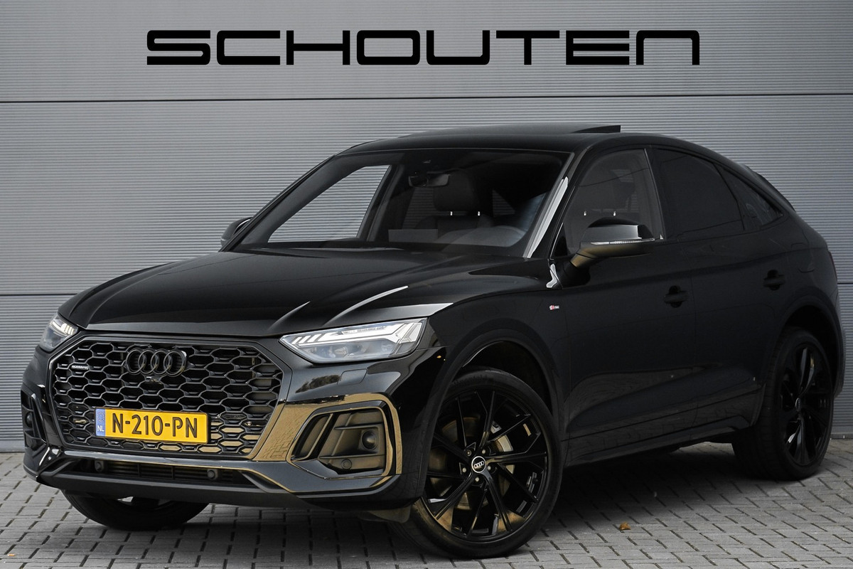 Audi Q5 Sportback 50 TFSI e S Edition Black Pack Pano 360° Trekhaak Audi Q5 Sportback 50 TFSI e S Edition Black Pack Pano 360° Trekhaak