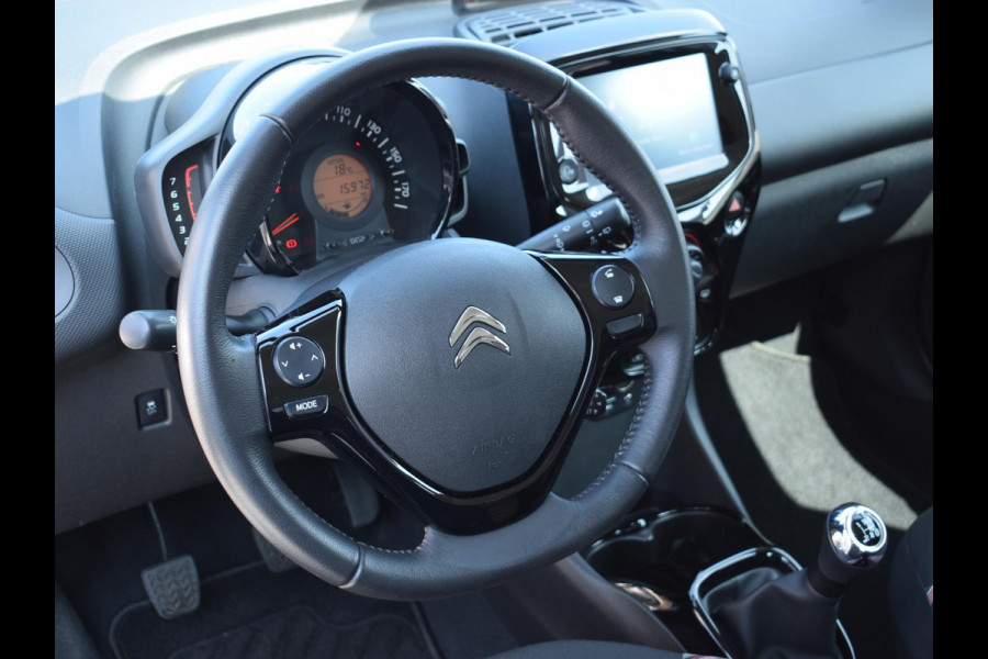 Citroën C1 1.0 VTi Shine ACHTERUITRIJCAMERA | CARPLAY | LICHTMETALEN VELGEN | AIRCO