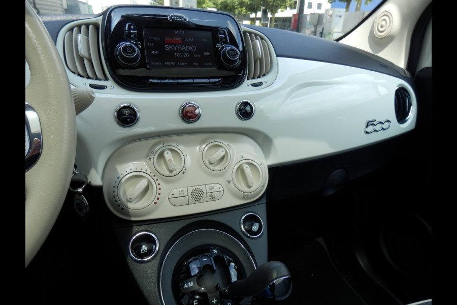 Fiat 500 1.2 Lounge I Automaat I 4 cilinder I Airco I Mistl. voor I Pan.