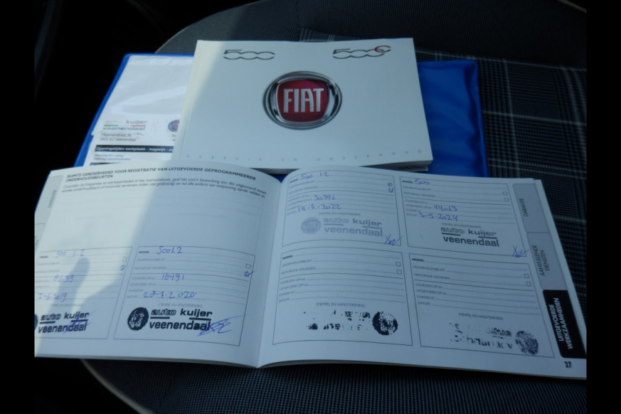 Fiat 500 1.2 Lounge I Automaat I 4 cilinder I Airco I Mistl. voor I Pan.