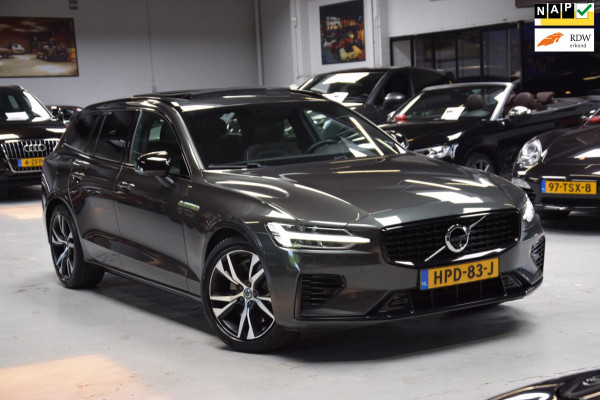 Volvo V60 2.0 T6 Recharge AWD R-Design Navi|Panoramadak|Dealer onderhouden|342pk!!|ACC|Stuurverwarming