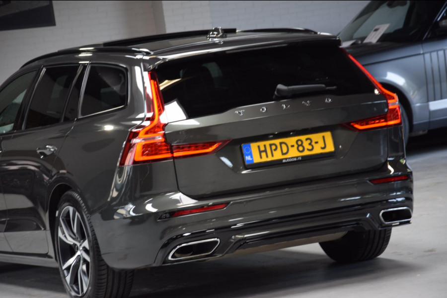 Volvo V60 2.0 T6 Recharge AWD R-Design Navi|Panoramadak|Dealer onderhouden|342pk!!|ACC|Stuurverwarming