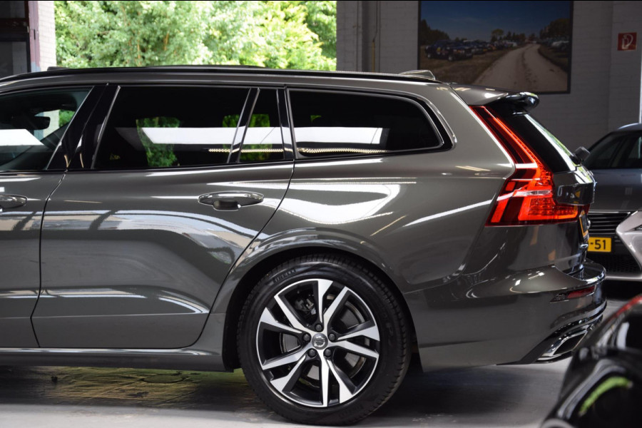 Volvo V60 2.0 T6 Recharge AWD R-Design Navi|Panoramadak|Dealer onderhouden|342pk!!|ACC|Stuurverwarming