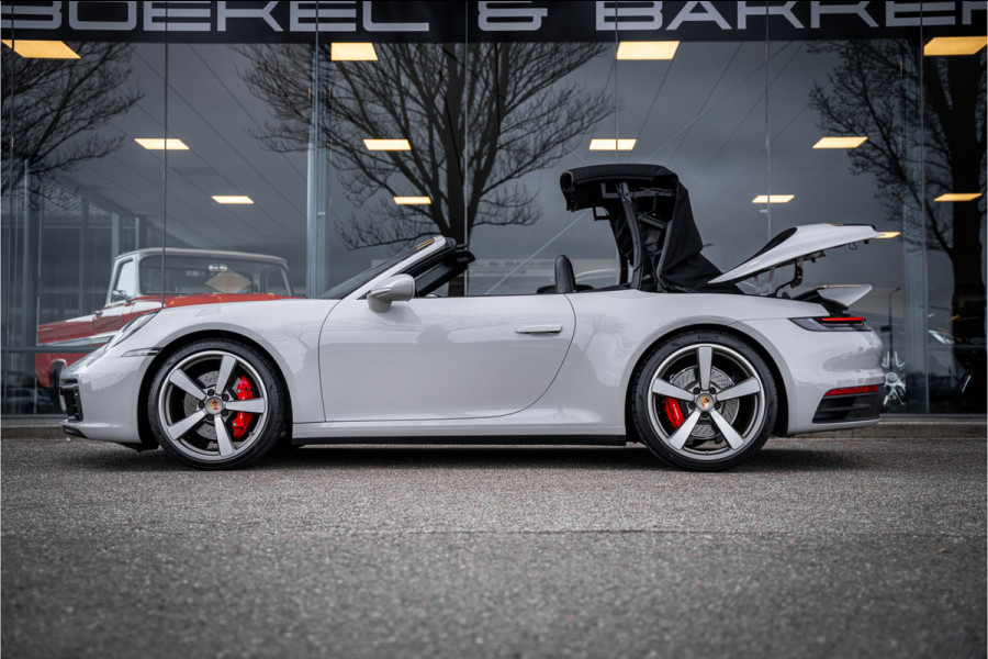 Porsche 911 Cabrio Carrera 4S (450pk) - BOSE - Sportuitlaat - Adapt. cruise - Camera PASM - Keyless - Exclusive leder * 992