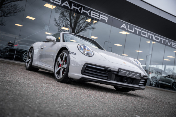 Porsche 911 Cabrio Carrera 4S (450pk) - BOSE - Sportuitlaat - Adapt. cruise - Camera PASM - Keyless - Exclusive leder * 992