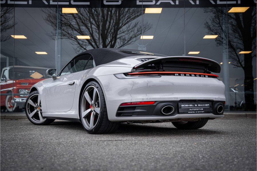 Porsche 911 Cabrio Carrera 4S (450pk) - BOSE - Sportuitlaat - Adapt. cruise - Camera PASM - Keyless - Exclusive leder * 992