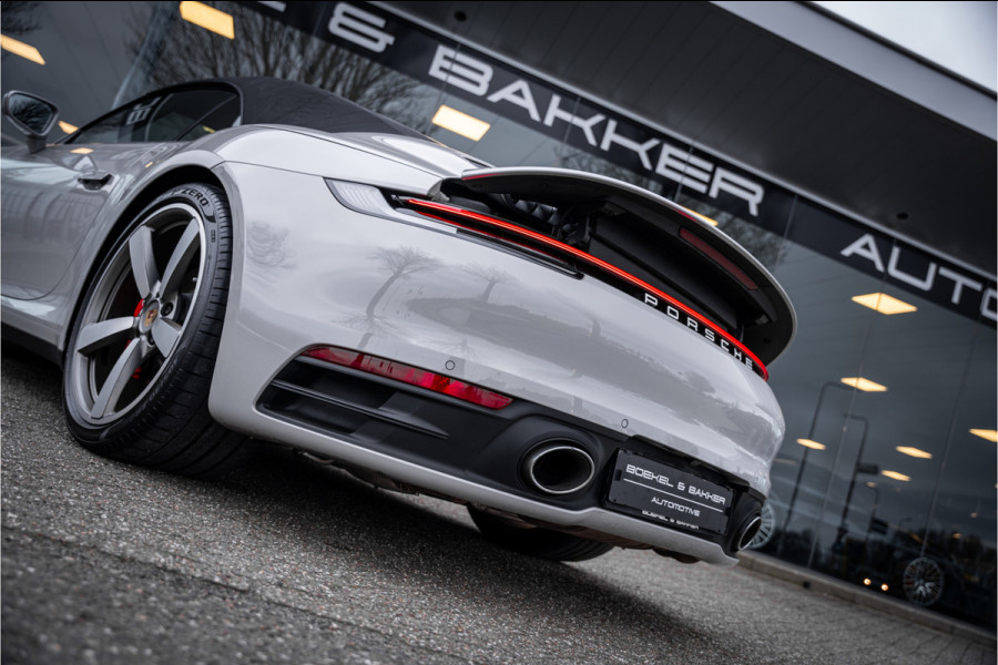 Porsche 911 Cabrio Carrera 4S (450pk) - BOSE - Sportuitlaat - Adapt. cruise - Camera PASM - Keyless - Exclusive leder * 992